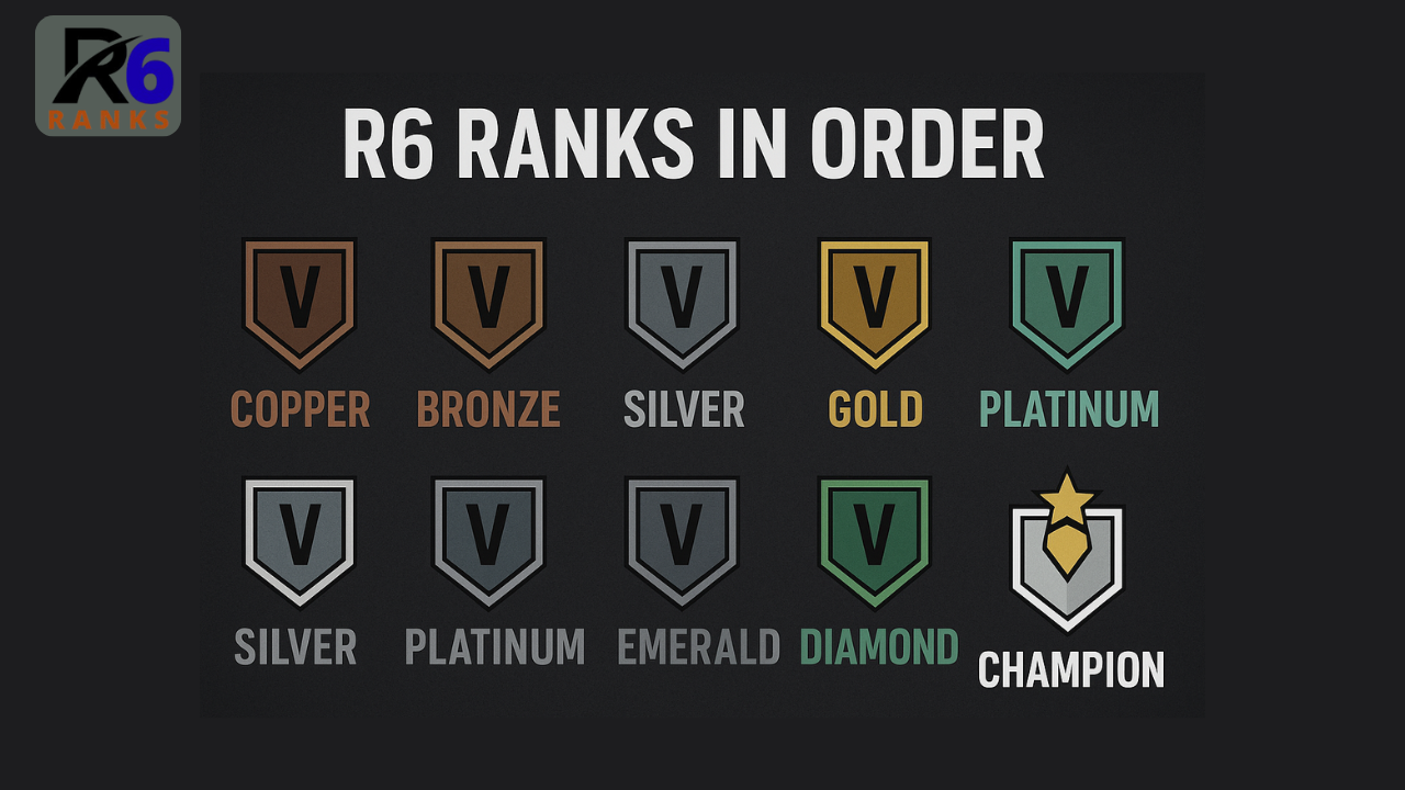 R6 Ranks in Order